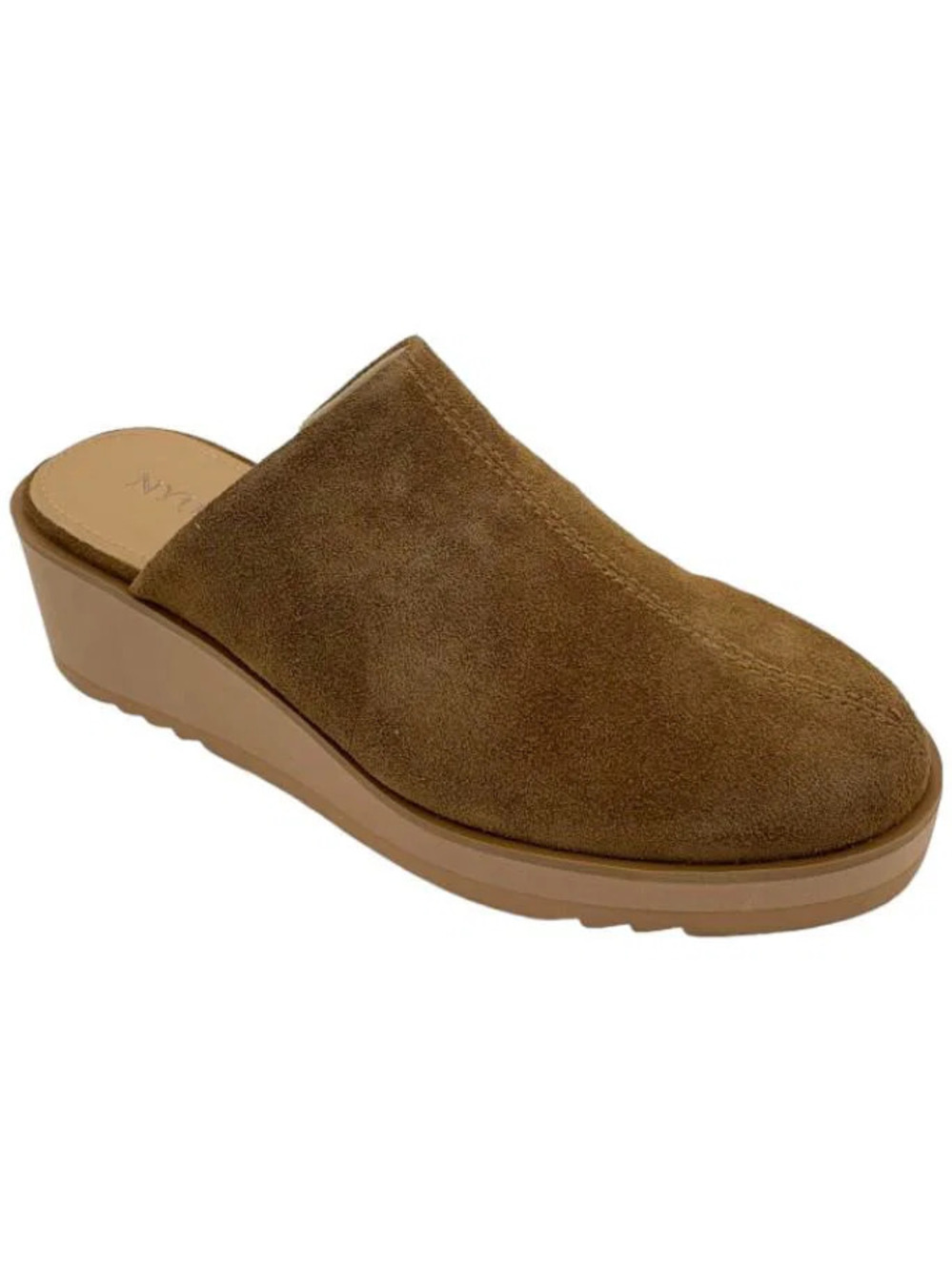NYDJ Womens Edmond Suede Mules Saddle - Medium